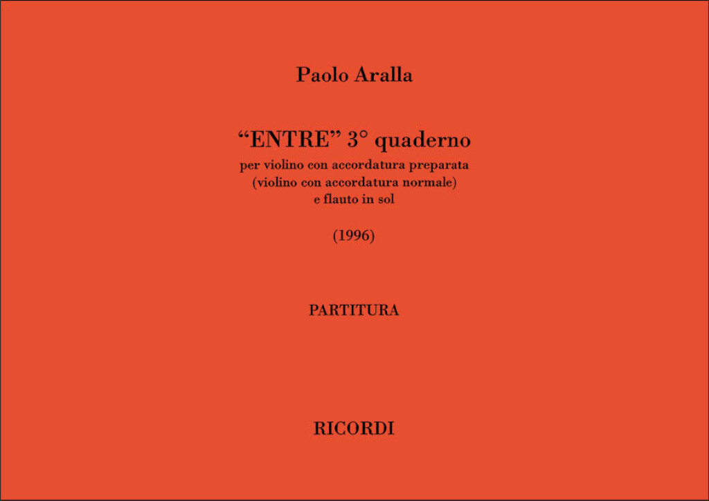 Entre Terzo Quaderno